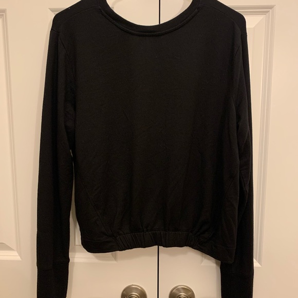 athleta front knot black top - Picture 5 of 6